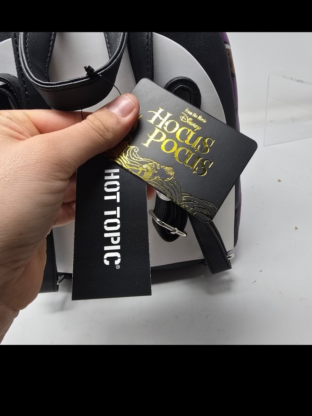 NWT Disney Bioworld Hocus Pocus Icons Mini Backpack Purple Black Movie - Picture 5 of 10